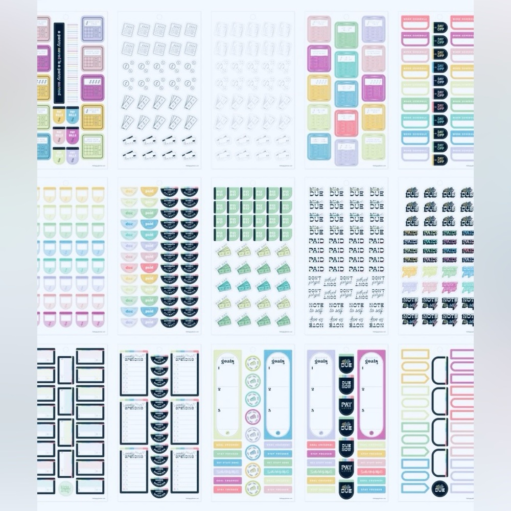 Happy Planner & Stickers Set - NEW! - Picture 8 of 16